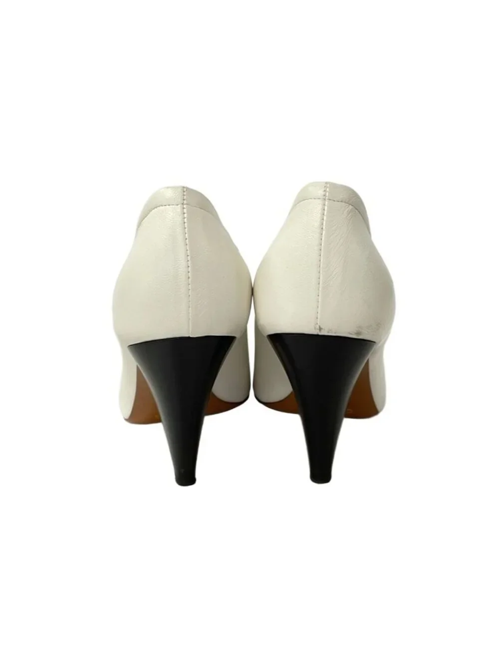 Celine Booties 36 White Leather Boot